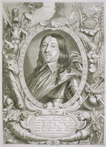 Karl X Gustav (1622-60), kung av Sverige, från "Portraits des Hommes Illustres", utgiven 1706.