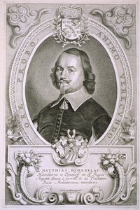 Matthias Mylonius Biorenklou (1607-71) från "Portraits des Hommes Illustres", publicerad 1706 av Anselmus van Hulle