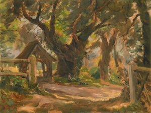 The Lych Gate, Wherstead Church (begravningsplats för Cor & Emma Visser)