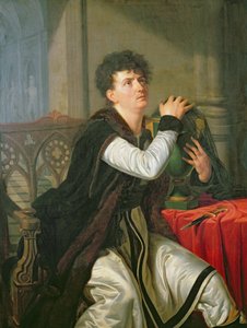 Porträtt av Francois Joseph Talma (1763-1826) som Hamlet