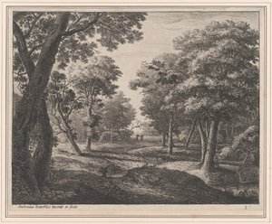 En väg genom skogen, 1600-talet.