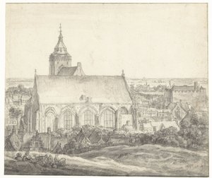 Buurkerk i Utrecht av Anthonie Waterloo