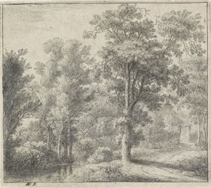 Ingång till skogen Forest Views, serie A (serietitel) av Anthonie Waterloo