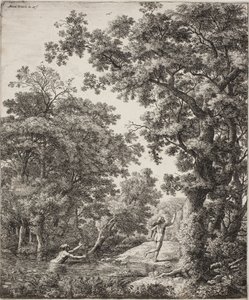 Landskap med Alpheus och Arethusa av Anthonie Waterloo