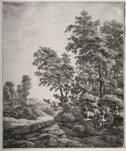 Merkurius och Argus. av Anthonie Waterloo