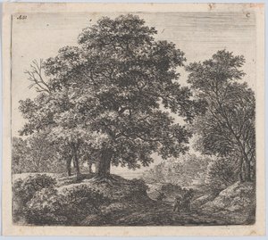 Mor och tre barn, 1600-talet. av Anthonie Waterloo