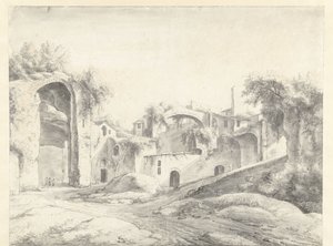 Ruinerna av Diocletianus bad i Rom av Anthonie Waterloo