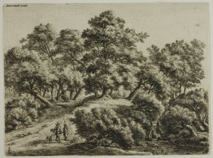 Falkaren och jägaren av Anthonie Waterloo