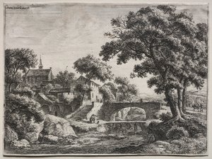 De två broarna. av Anthonie Waterloo