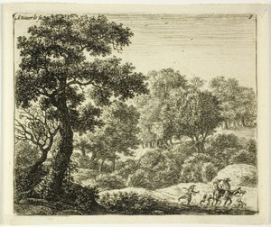 De två ryttarna av Anthonie Waterloo
