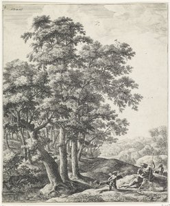 Venus och Adonis av Anthonie Waterloo