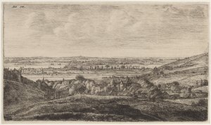 Hamlet i en dal av Anthonie Waterloo and Johannes Ruischer