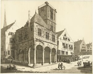 Gamla rådhuset i Amsterdam