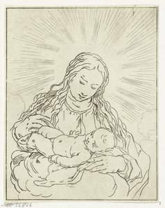 Mary med barn av Anthonie van den Bos