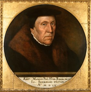 Jan van Scorel (1495-1562) 1560 (olja på panel) av Anthonis van Dashorst Mor