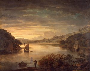 "En utsikt över floden Neath i Glamorganshire", 1740-1760