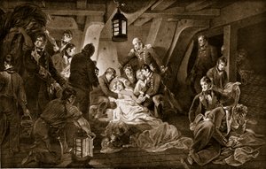 The Death of Nelson, 1805, illustration från 