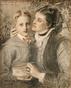 Mrs Tom Chappell och Son av Anthony Frederick Augustus Sandys
