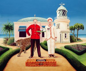 The Cook and Waiter, 1996 (akryl ombord)