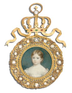 Drottning Victoria som barn, 1825 av Anthony Stewart