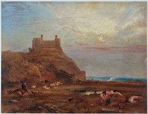 Harlech slott, 1820 av Anthony Vandyke Copley Fielding