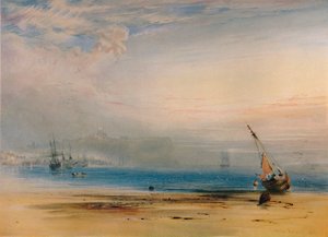Scarborough från andra sidan bukten, 1850, 1935