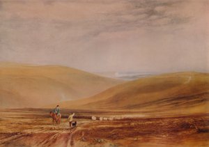 The Downs nära Beachy Head, 1844, 1935 av Anthony Vandyke Copley Fielding