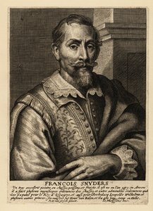 Porträtt av Frans Snyders, flamländsk målare av djur, jaktscener, marknadsscener och stilleben