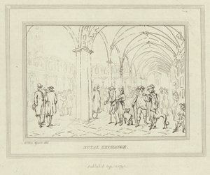 Klostren i Royal Exchange i Londons stad av Anthony van Assen
