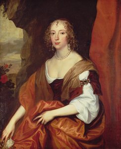 Anne Carr, grevinna av Bedford, 22 år, av Anthony van Dyck