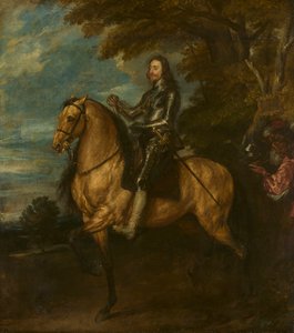 Karl I (1600-49) på hästryggen av Anthony van Dyck