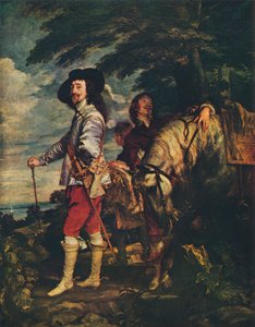 Karl I vid jakten, c1635 av Anthony van Dyck