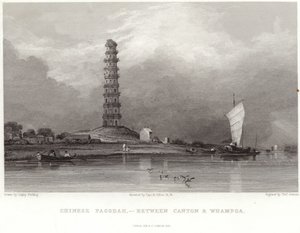 Kinesisk pagod mellan Canton och Whampoa av Anthony van Dyck