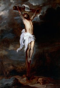 Crucifixion, ca 1621-1625, av Anton van Dyck (1599-1641), olja på duk