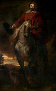Ridsporträtt av målaren Cornelis de Wael (olja på duk) av Anthony van Dyck