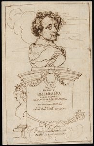 Frontispice från "Iconography" av Anthony van Dyck