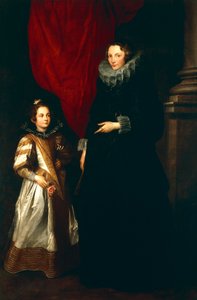 Geronima Brignole Rea med sin dotter av Anthony van Dyck