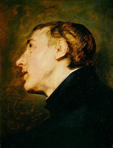 Head of St Anthony (olja på duk) av Anthony van Dyck