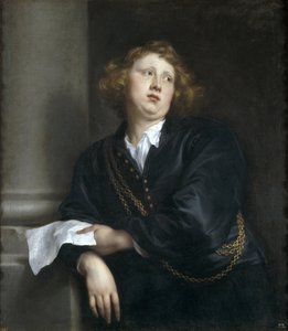 Henricus Liberti ou Hendrik van Groeninghen - Porträtt av kompositören och organisten Henricus Liberti (1610-1669) - Peinture de Sir Anthonis (Anton ou Antoon) van Dyck (1599-1641) - 1627-1632 - Olja på duk - 107x97 cm- Museo del Prado, Madrid av Anthony van Dyck