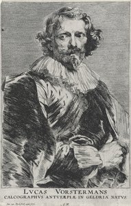 Lucas Vosterman, 1628-1632 (etsning på lagt papper med gravyr) av Anthony van Dyck