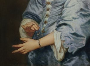 Marie Ruthven, Lady van Dyck, ca 1639 av Anthony van Dyck
