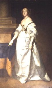 Penelope, grevinna av Pembroke (olja på duk) av Anthony van Dyck