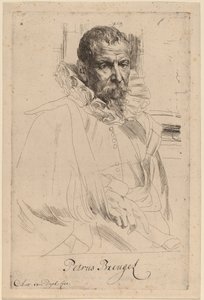 Pieter Bruegel den yngre, troligen 16261641. av Anthony van Dyck