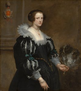 Porträtt av Anna Wake, 1628 av Anthony van Dyck