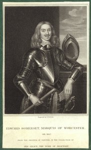 Porträtt av Edward Somerset, markis av Worcester av Anthony van Dyck