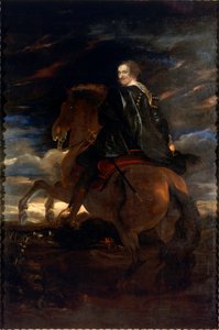 Porträtt av Giovanni Paolo Balbi på häst Målning av Antonie Van Dyck (1599-1641) 1627 sön 266x198 cm Mamiano di Traversetolo, Magnani Rocca Foundation av Anthony van Dyck