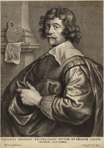 Porträtt av Jan Meyssens av Anthony van Dyck