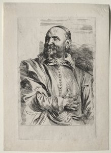 Porträtt av Jan Snellinx av Anthony van Dyck