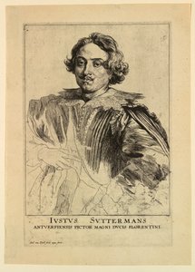 Porträtt av Justus Sustermans, från Icons of Princes of Men av Anthony van Dyck