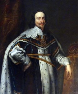 Porträtt av kung Charles I av England (olja på duk) av Anthony van Dyck